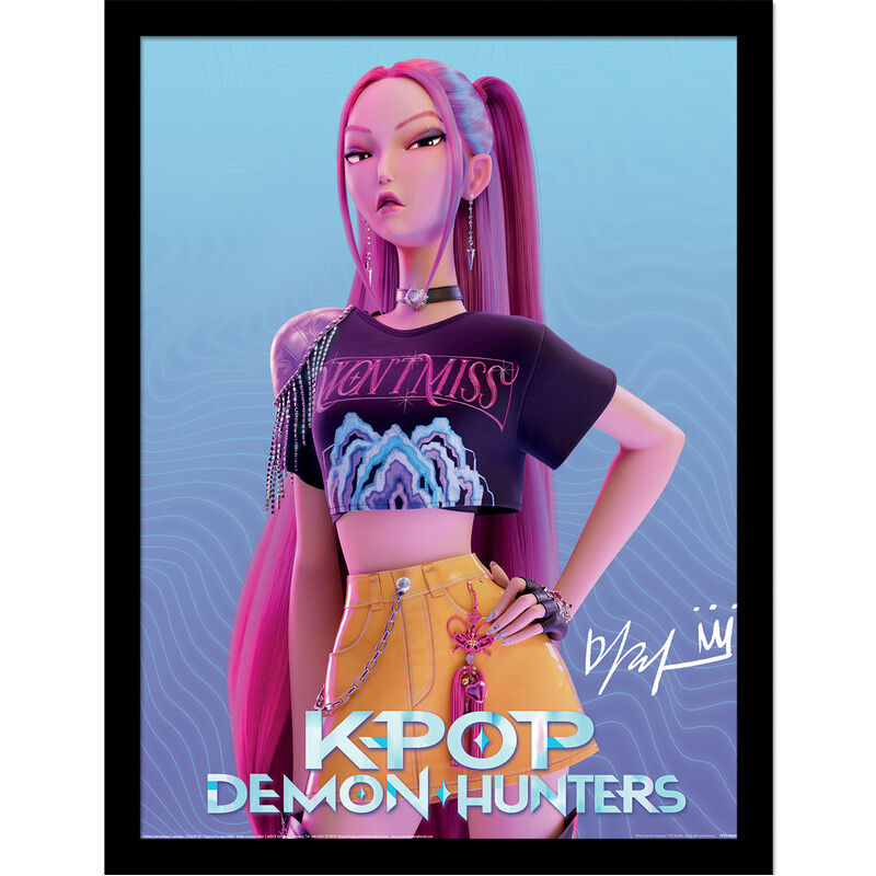 Cuadro enmarcado de Mira de KPop Demon Hunters