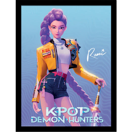 Cuadro enmarcado de Rumi de K-Pop Demon Hunters