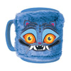 Taza azul de Derpy KPop Demon Hunters con funda de peluche