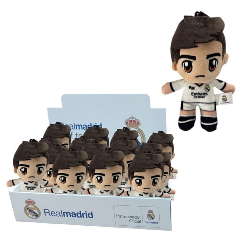 Peluche chico del Real Madrid con equipación blanca