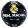Balón negro Real Madrid 1902 con escudo y talla 5
