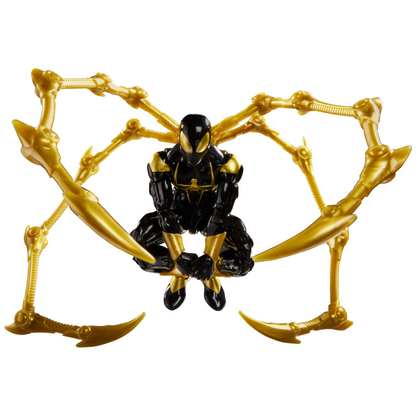 Figura Marvel Legends Iron Spider Aaron Davis con traje negro y dorado - 4