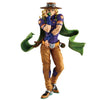 Figura Ichibansho de Gyro Zeppeli de Steel Ball Run con sombrero y capa verde