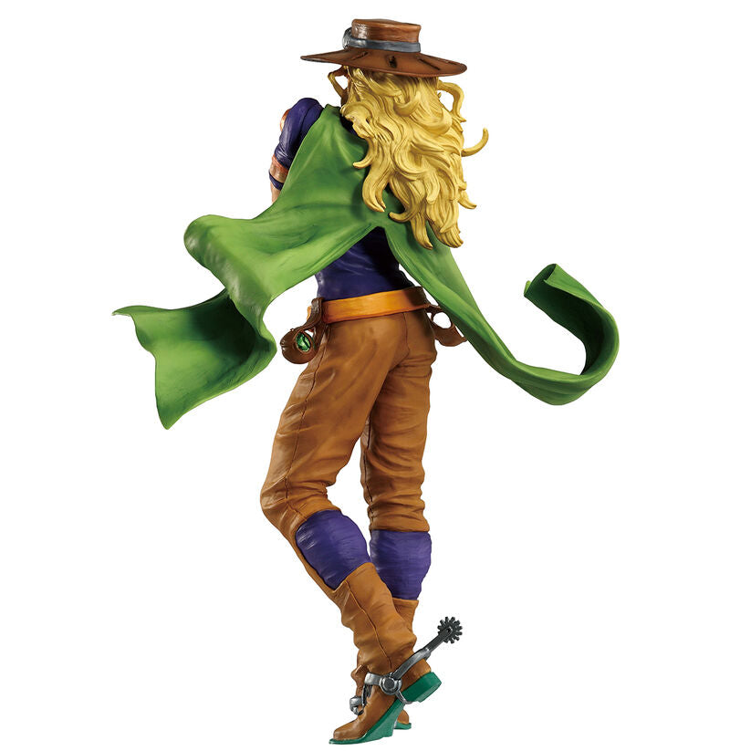 Figura Ichibansho de Gyro Zeppeli de Steel Ball Run con sombrero y capa verde - 2