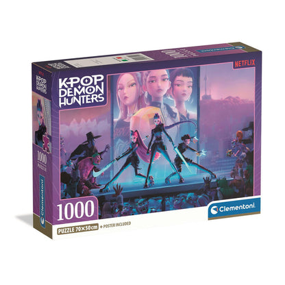Puzzle Clementoni de 1000 piezas de KPop Demon Hunters