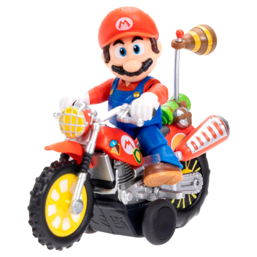 Figura de Mario con vehículo rojo de retroceso - 2