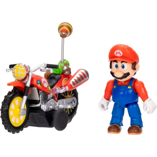 Figura de Mario con vehículo rojo de retroceso - 5