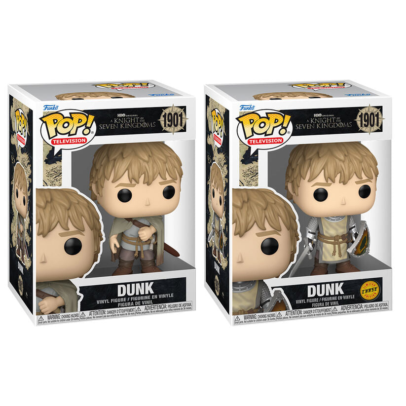Figuras Funko POP de Dunk de Juego de Tronos en caja