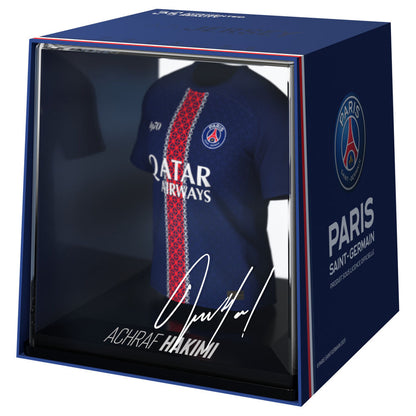 Figura mini camiseta de Achraf Hakimi del PSG en estuche