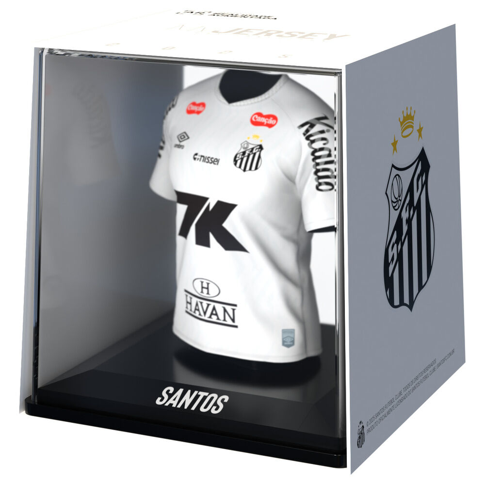 Figura mini camiseta de Neymar Santos en estuche