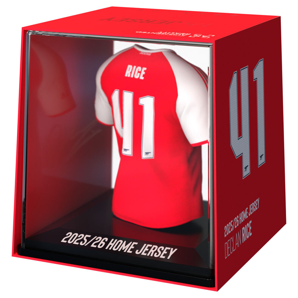 Figura mini de camiseta de Declan Rice del Arsenal en estuche - 2