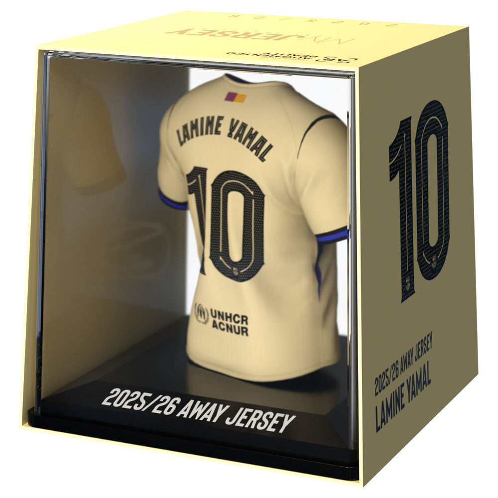 Figura mini de la camiseta de Lamine Yamal del FC Barcelona en estuche - 2