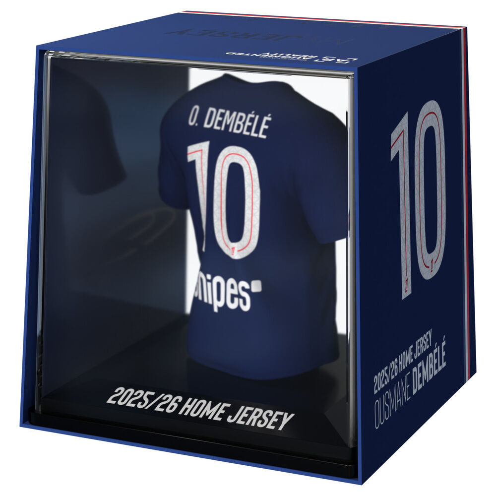 Figura mini camiseta de Ousmane Dembélé del PSG en estuche - 2