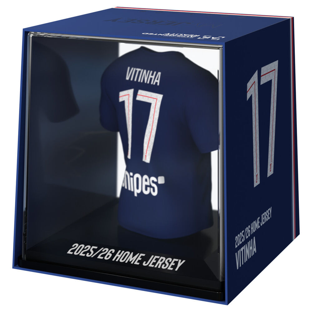 Figura mini de camiseta del PSG de Vitinha en estuche - 2