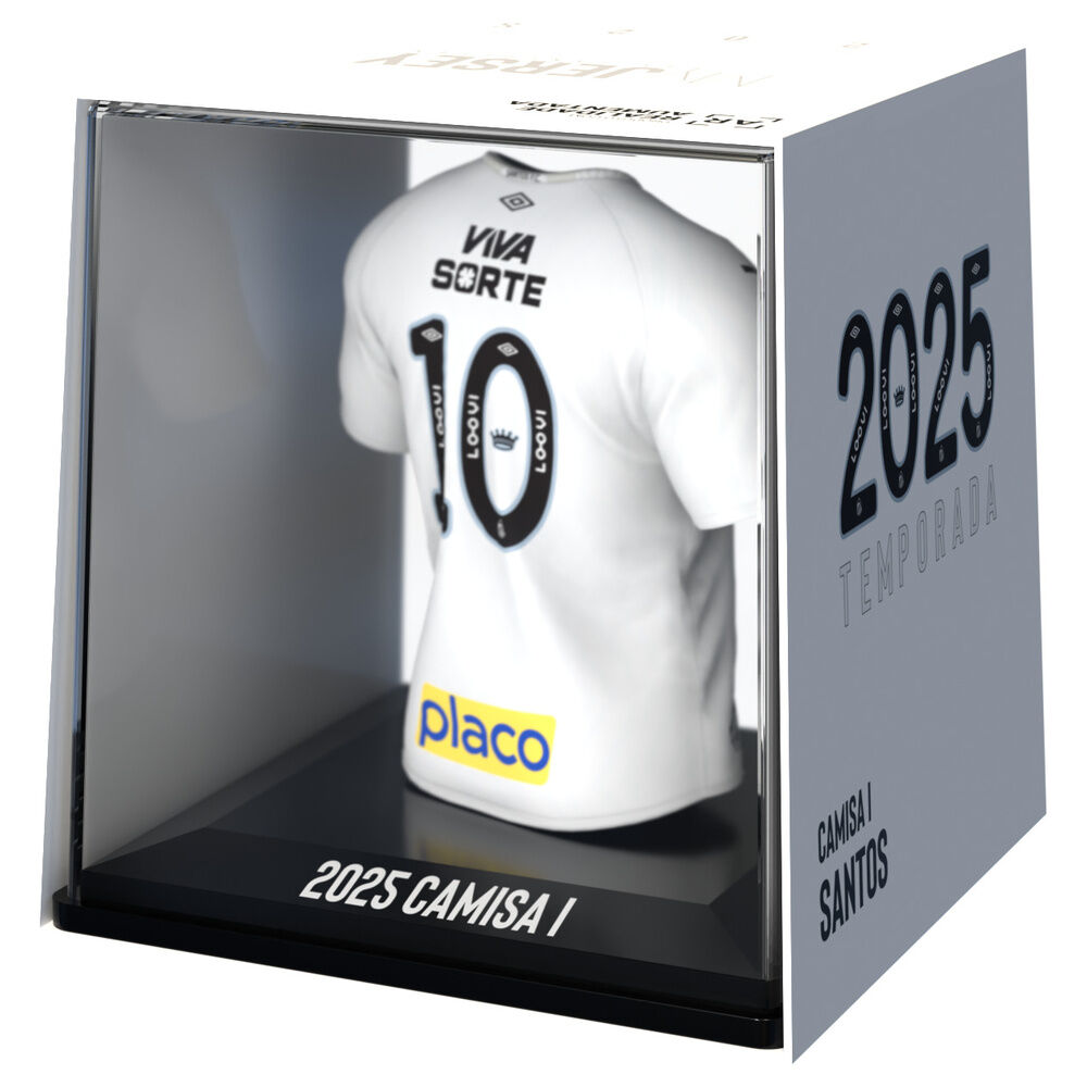 Figura mini camiseta de Neymar Santos en estuche - 2