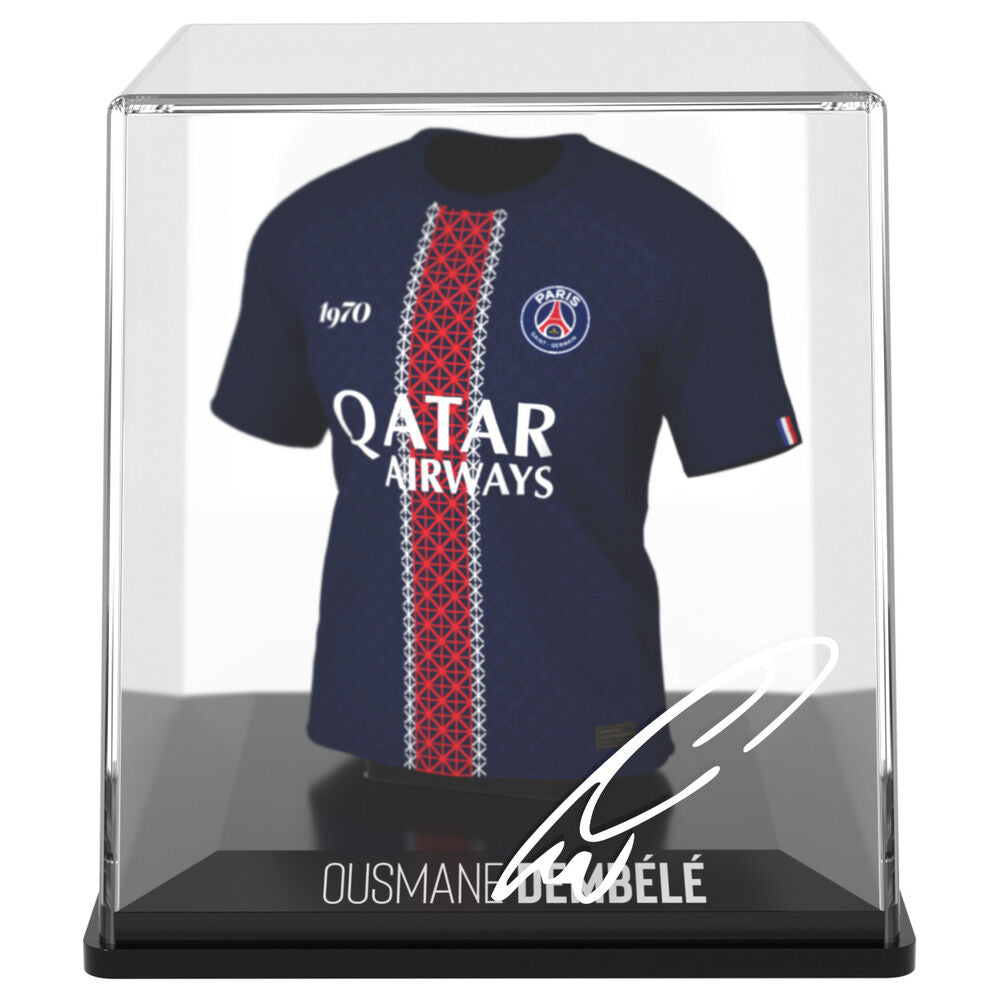 Figura mini camiseta de Ousmane Dembélé del PSG en estuche - 3