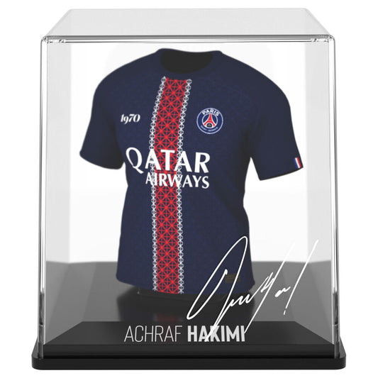 Figura mini camiseta de Achraf Hakimi del PSG en estuche - 3