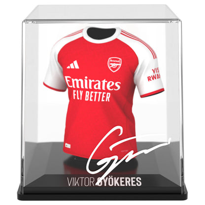 Figura mini camiseta de Viktor Gyökeres del Arsenal en estuche rojo - 3