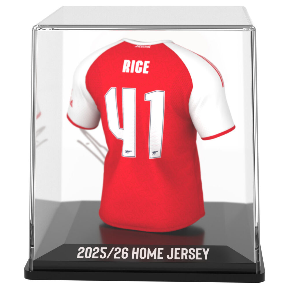 Figura mini de camiseta de Declan Rice del Arsenal en estuche - 4