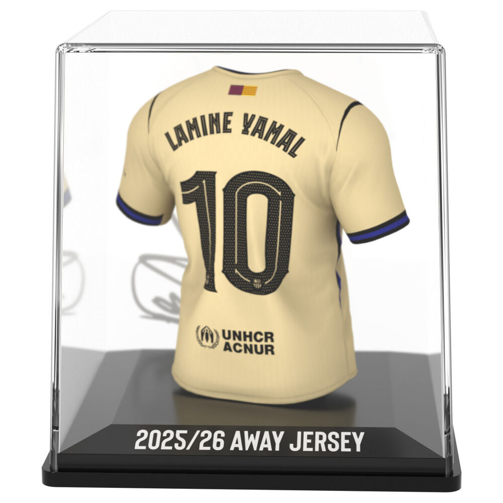 Figura mini de la camiseta de Lamine Yamal del FC Barcelona en estuche - 3