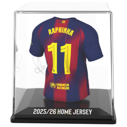 Figura mini de la camiseta de Raphinha del FC Barcelona en estuche - 4