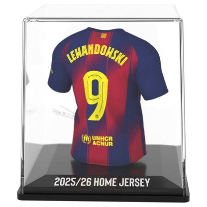Figura mini de la camiseta de Lewandowski del FC Barcelona en estuche - 4