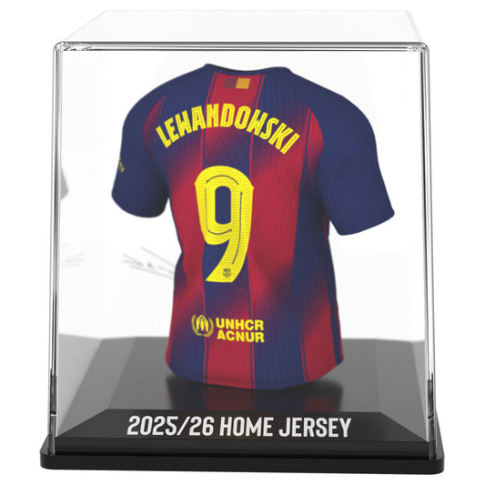 Figura mini de la camiseta de Lewandowski del FC Barcelona en estuche - 4