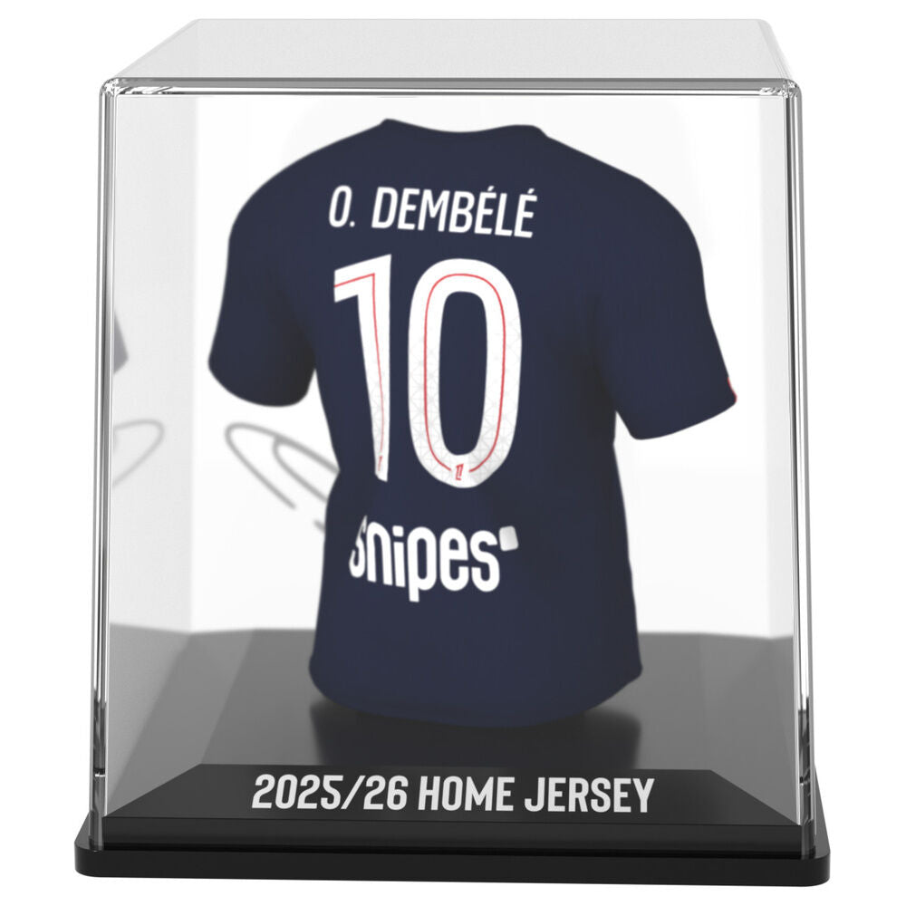 Figura mini camiseta de Ousmane Dembélé del PSG en estuche - 4