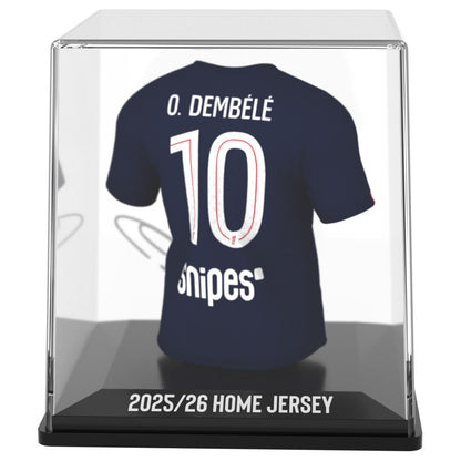 Figura mini camiseta de Ousmane Dembélé del PSG en estuche - 4