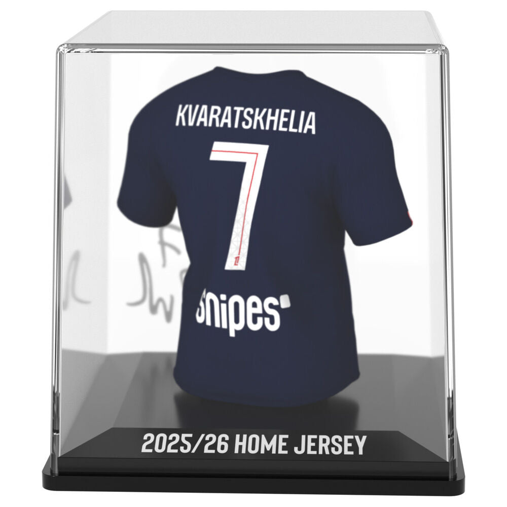 Figura mini camiseta de Kvaratskhelia del PSG en estuche - 4