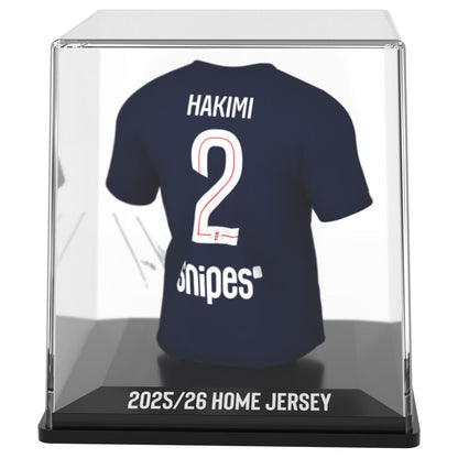 Figura mini camiseta de Achraf Hakimi del PSG en estuche - 4