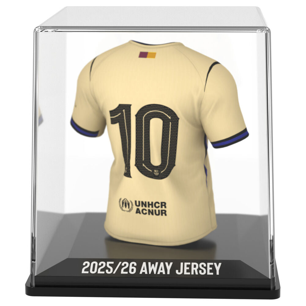 Figura mini de camiseta amarilla del FC Barcelona en estuche transparente - 2