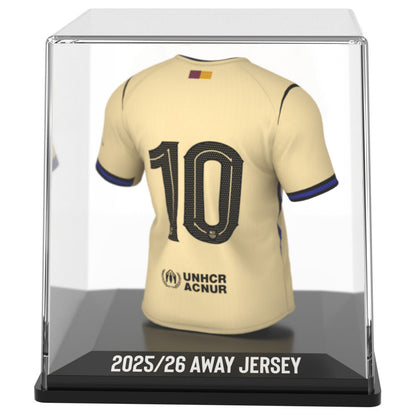 Figura mini de camiseta amarilla del FC Barcelona en estuche transparente - 2
