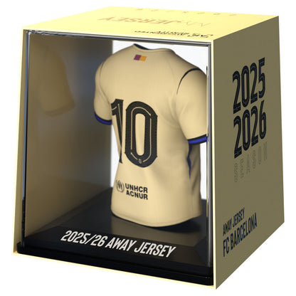 Figura mini de camiseta amarilla del FC Barcelona en estuche transparente - 4