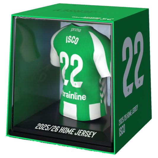 Figura mini camiseta de Isco del Real Betis en estuche verde - 2