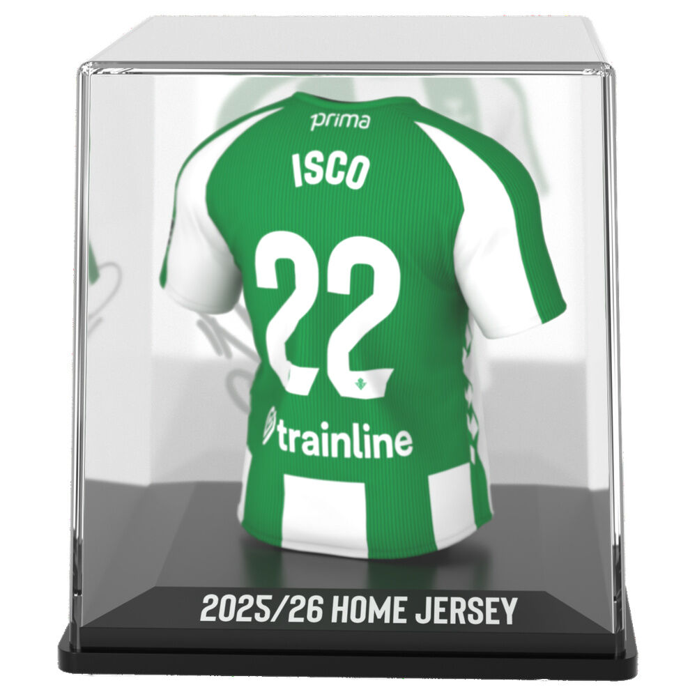 Figura mini camiseta de Isco del Real Betis en estuche verde - 3