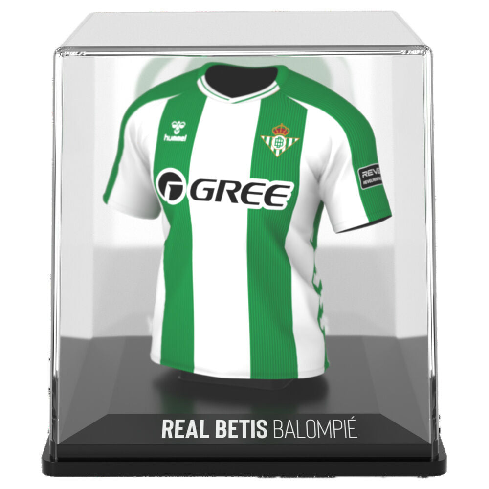 Figura miniatura de la camiseta verdiblanca del Real Betis en estuche - 3