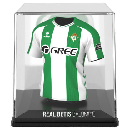 Figura miniatura de la camiseta verdiblanca del Real Betis en estuche - 3