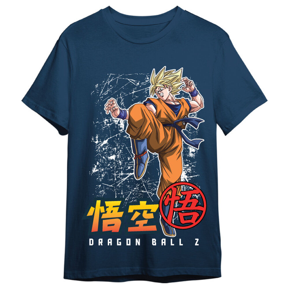 Camiseta azul marino de Goku Super Saiyan Dragon Ball Z - 2