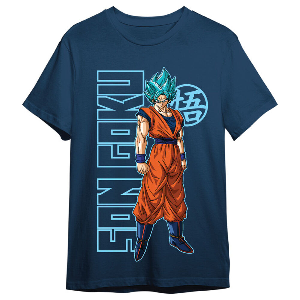 Camiseta azul marino de Goku Super Saiyan de Dragon Ball Super - 2