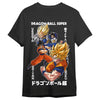 Camiseta negra de Dragon Ball Super con Goku y Vegeta