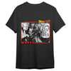 Camiseta negra Dragon Ball Z Saiyans con estampado frontal