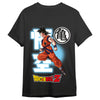 Camiseta negra de Goku Dragon Ball Z de manga corta