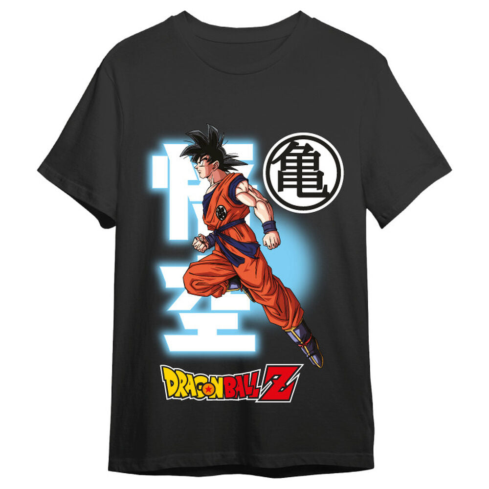 Camiseta negra de Goku Dragon Ball Z de manga corta