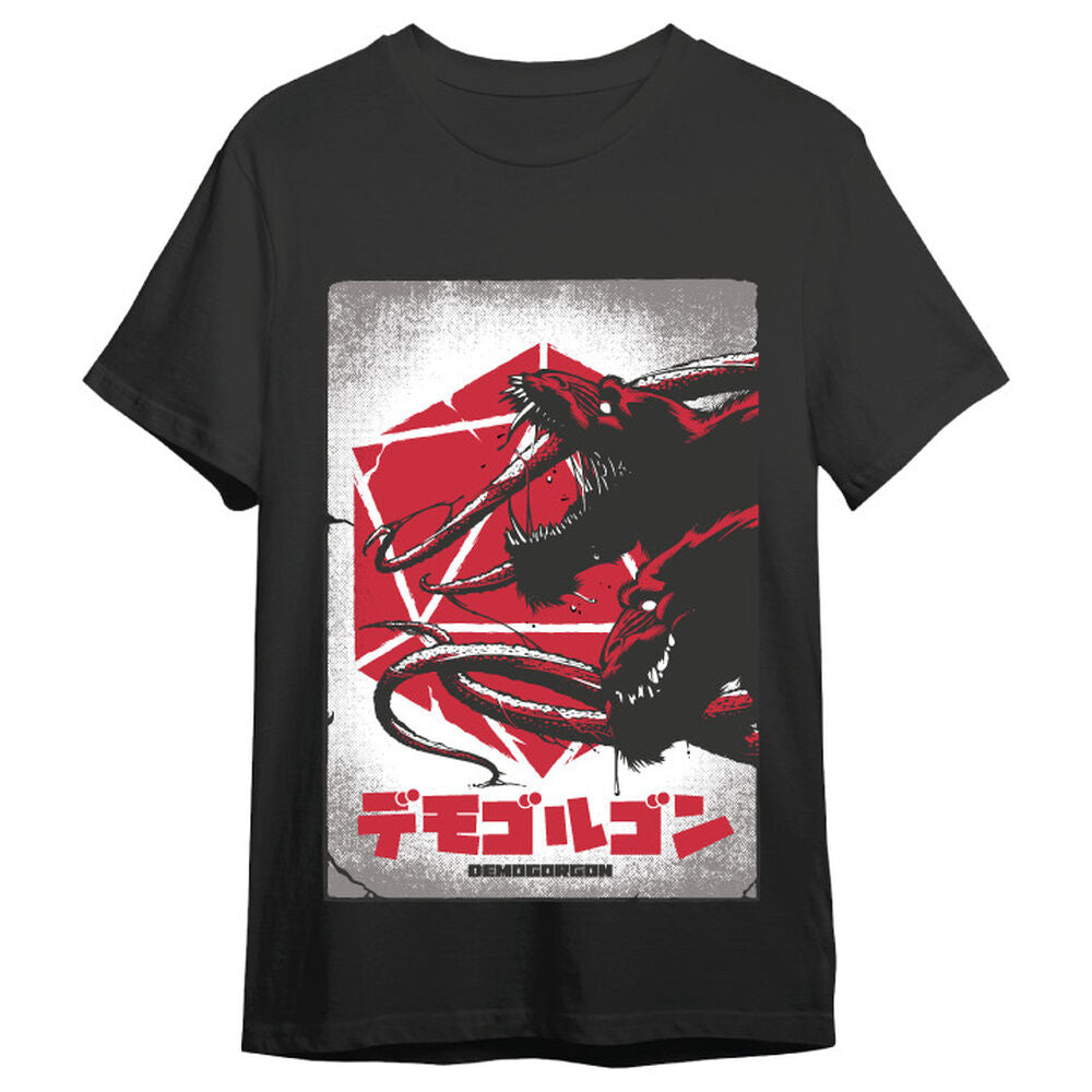 Camiseta negra de Demogorgon de Dungeons & Dragons en talla XL