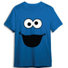 Camiseta azul de Triki, el Monstruo de las Galletas, de Barrio Sésamo