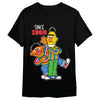 Camiseta negra de Barrio Sésamo con Epi y Blas y texto Since 1969