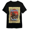 Camiseta negra Black Knight de Magic: The Gathering con estampado frontal