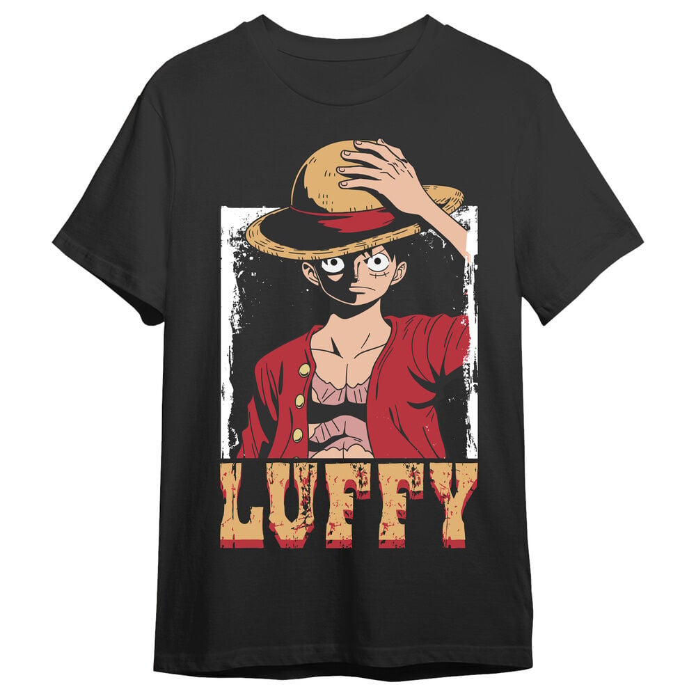 Camiseta negra de One Piece con Monkey D. Luffy - 5