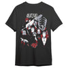 Camiseta negra de Naruto Shippuden con diseño frontal de Akatsuki